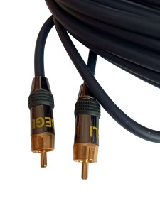 Przewód RCA 1xRCA – 1xRCA 5m Begli Profi | Kabel audio cinch pozłacane wtyki