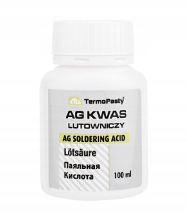 Kwas Lutowniczy 100ml Preparat do Lutowania Metali, Miedzi, Cynku, Blach