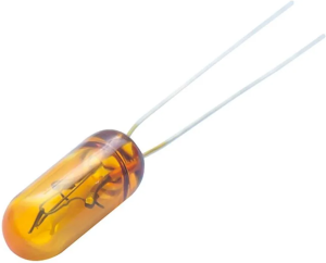 Żarówka do podświetlania skali radia samochodowego żółta Mini 6V do radia