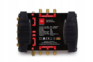 Multiswitch 5/6 z regulacją rozdzielacz sygnału sat DVB-S2 naziemnego DVBT2