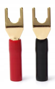 Złącze samochodowe widełkowe 4.2 mm na kabel 10 mm widełkowy z izolacją