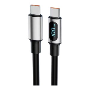 Kabel USB-C – USB-C  2m z wyświetlaczem szybkie ładowanie