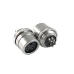 Gniazdo miniDIN/SVHS 4-pinowe do obudowy okrągłe