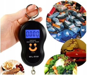 Waga bagażowa turystyczna  50 kg hakowa funkcja Tare 