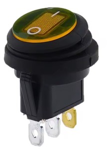 Przełącznik klawiszowy wodoodporny 3-pin 2-pozycyjny ON-OFF