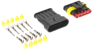 Złącze Hermetyczne SuperSeal 5 PIN S-Seal Kostka Męska Żeńska IP67 24V 14A