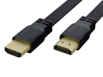 Przyłącze wtyk HDMI na wtyk HDMI płaskie 1,5m ver. 1.4 