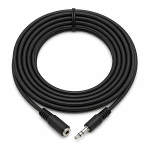 Przedłużacz wtyk Jack 3.5mm stereo - gniazdo Jack 3.5mm stereo 1.8m