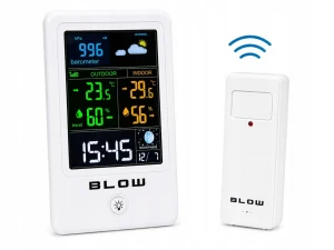 Stacja Pogodowa Bezprzewodowa + Sensor Termometr Higrometr Barometr LED