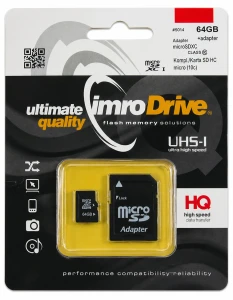 Karta pamięci microSD 64GB Class 10 + Adapter SD Szybka