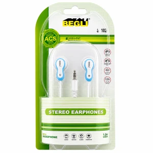 Słuchawki douszne Jack 2.5mm stereo, 32 Ohm, 117dB, 1.2m do MP3 MP4 la