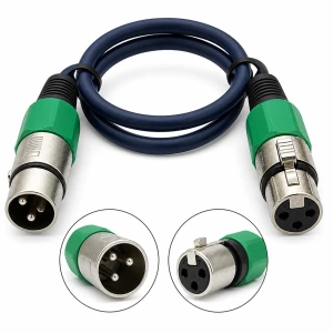 Kabel mikrofonowy XLR 20m DMX HiFi wtyk XLR gniazdo XLR profesjonalny