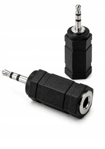 Adapter Jack 2.5 mm stereo Jack 3.5 mm gniazdo przejściówka audio AUX