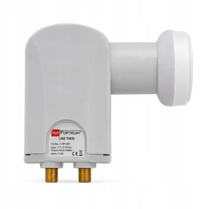 Konwerter SAT TWIN Opticum RED ROBUST 0.1dB HD 3D 2 Wyjścia