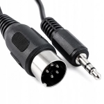 Przyłącze DIN5 na Jack 3.5 mm Stereo 2 m Kabel Audio DIN 5-pin do Mini Jack