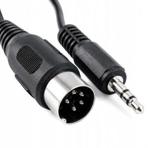 Przyłącze DIN5 na Jack 3.5 mm Stereo 2 m Kabel Audio DIN 5-pin do Mini Jack