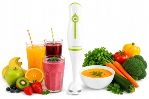 Blender Ręczny 250W Blender do Koktajli Smoothie Zup zielony 