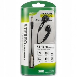 Słuchawki douszne stereo HF-22 Jack 2,5 mm do MP3 MP4 radia laptopa PC