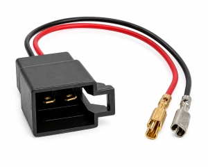 Wtyczka głośnikowa 2 PIN ISO VW Opel Seat Renault z przewodami do głośników