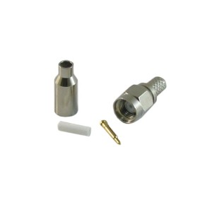 Wtyk SMA na kabel RG174 zaciskany