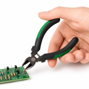 Precyzyjne szczypce tnące boczne 115 mm do elektroniki