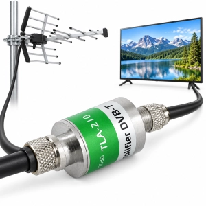 Antenowy wzmacniacz liniowy TLA-210 DVB-T 20 dB 5V 47-862 MHz