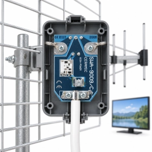Wzmacniacz antenowy (płytka) SWA9001 32dB ceramiczny do anten TV siatkowych