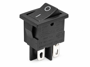 Przełącznik kołyskowy t8550 h8550 2z on-off 10a 250v czarny