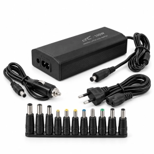 Zasilacz uniwersalny do laptopa ltc 100w 12-24v 230v 10 końcówek