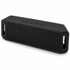Głośnik Bluetooth 4.1 radio FM USB MicroSD 6W czarny