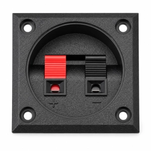 Gniazdo kolumnowe 2-pin sprężynowe 56 × 56 mm do obudowy
