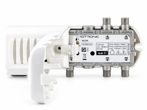 Wzmacniacz antenowy domowy 1/4 regulowany 3–18 db filtr lte 480086