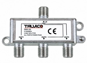 Rozgałęźnik antenowy splitter 1/3 5–2400 mhz złącza f