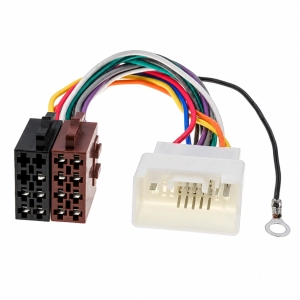 Złącze samochodowe do instalacji radiowej adapter 2 x iso