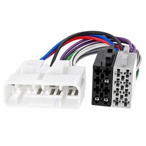 Złącze samochodowe do instalacji radiowej adapter 2 x iso