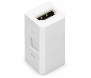 Gniazdo hdmi nadtynkowe pojedyncze białe HQ