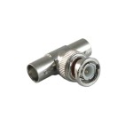 Trójnik wtyk BNC na dwa gniazda BNC