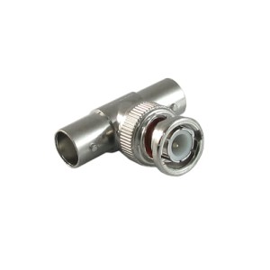 Trójnik wtyk BNC na dwa gniazda BNC