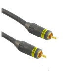 Przyłącze 1 wtyk RCA na 1 wtyk RCA 0.5m