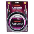 Przyłącze wtyk Jack 6.3mm mono na wtyk Jack 6.3mm mono PROLINK 10m - opakowanie