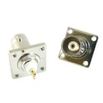 Gniazdo BNC do obudowy montażowe prostokątne