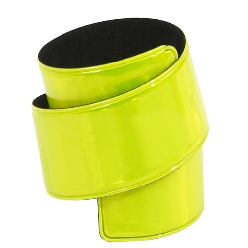 Samozaciskowa opaska odblaskowa żólta 34x3cm