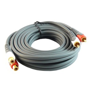 Przedłużacz 2 wtyki RCA (cinch) - 2 gniazda RCA (cinch) 1.5m