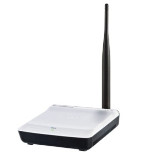 Router z 4 portami LAN obsługa sieci bezprzewodowych G/N150 antena 5dBi odczepiana