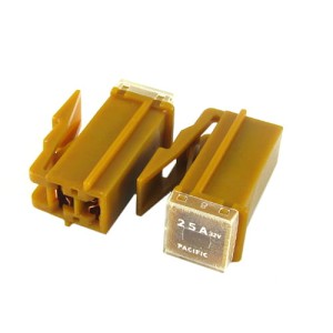 Bezpiecznik samochodowy JAPVAL zatrzask MINI 25A