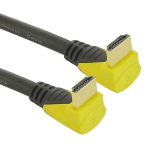 Przyłącze wtyk HDMI kątowy na wtyk HDMI kątowy P-K 0.75m