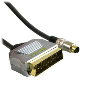 Przyłącze wtyk SCART (EURO) na wtyk SVHS 4pin PROFi 10m