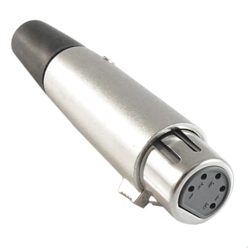 Gniazdo mikrofonowe XLR 5pin na kabel 