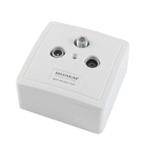 Gniazdo antenowe TV-FM/UKF + SAT końcowe