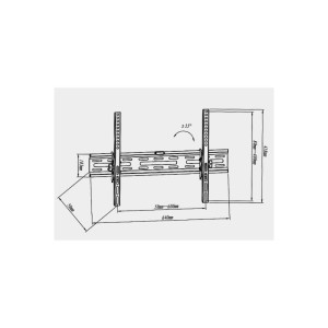 Uchwyt do TV PLASMA\LCD 26 -65  (+/-15 )